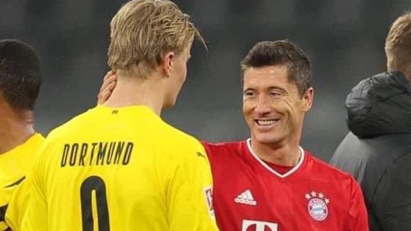 ليفاندوفسكي وهالاند