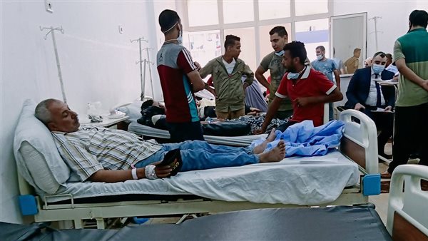 مصابو حادث قطار الإسكندرية