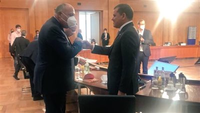 شكري يلتقي رئيس الحكومة الليبية قبل انطلاق مؤتمر برلين 2