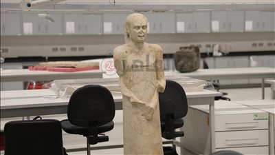 قبل افتتاحه.. ننشر أبرز التماثيل الفريدة بالمتحف المصري الكبير (خاص)