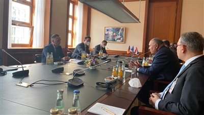 وزير الخارجية يلتقي نظيره الألماني ويؤكد قوة العلاقات الممتدة بين ‎القاهرة وبرلين