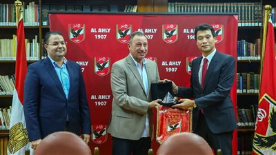 الخطيب يستقبل سفير كوريا الجنوبية في القاهرة