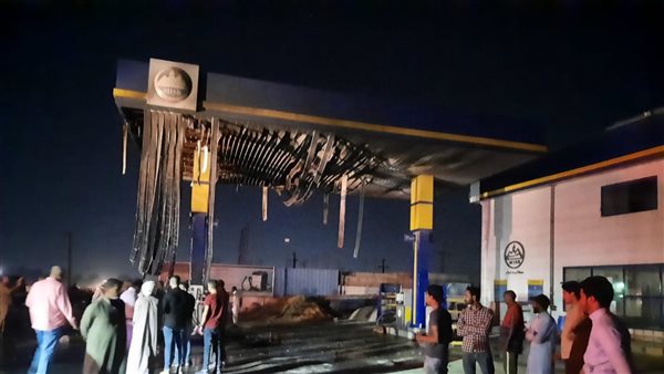 حريق بمحطة وقود بالشرقية