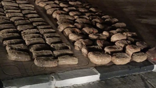 ضبط كمية من المواد