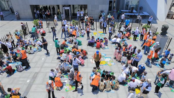 الأطفال خلال الاحتفالية