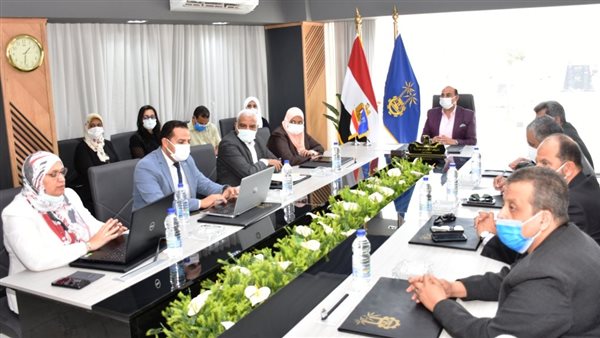 محافظ أسوان مع لجنة