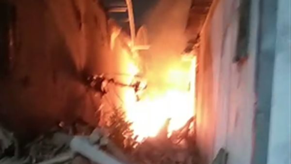 حريق وزارة الزراعة