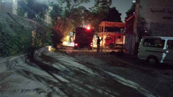 حريق وزارة الزراعة