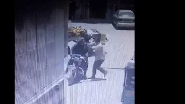 لحظه ضبط السارق