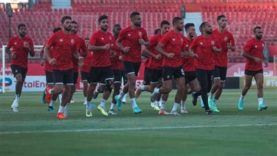 تفاصيل المران الختامي للأهلي قبل مباراة الترجي التونسي  