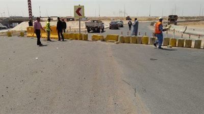 غلق طريق قرية الصليبة 20 يوما لتبطين ترعة 