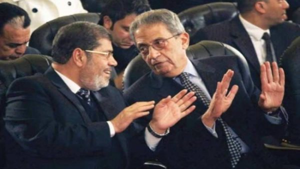 محمد مرسي وعمرو موسى