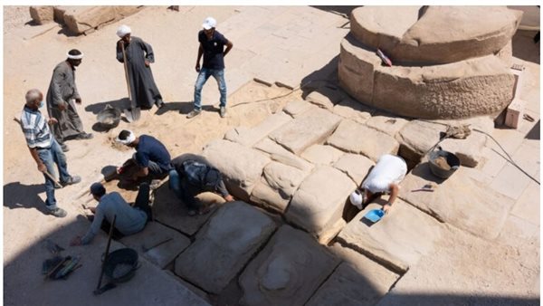 كشف أثري جديد بالكرنك