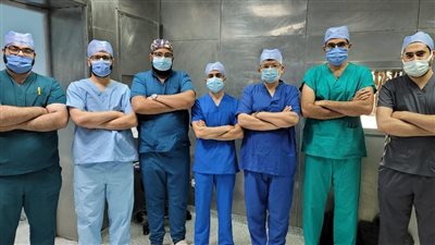 في جراحة نادرة.. زرع شريان صناعي أسفل كلى مريض بمستشفى طنطا التعليمي