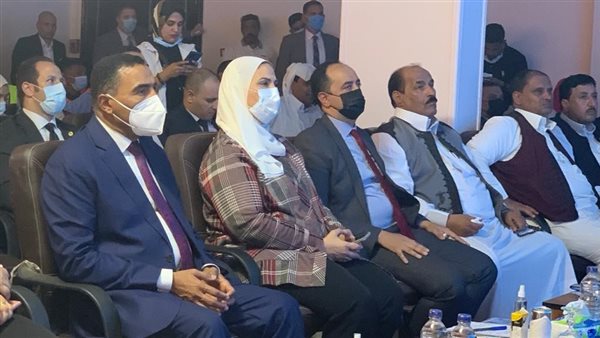 وزيرة التضامن خلال