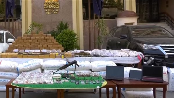 جانب من المضبوطات