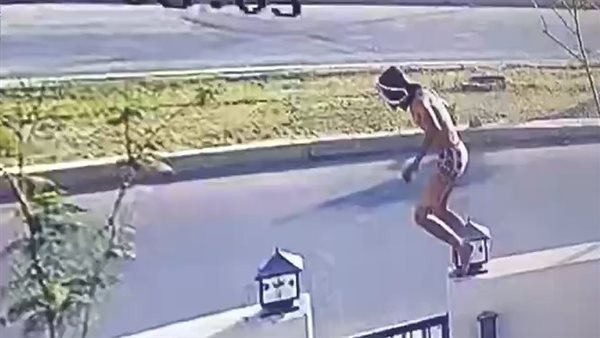 المتهم خلال هروبه