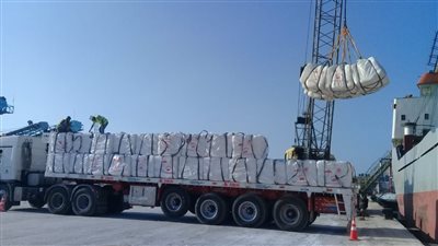 تصدير 2900 طن ملح إلى لبنان عبر ميناء العريش