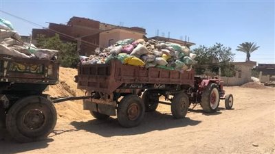 رفع 10 آلاف طن قمامة وإزالة 825 حالة إشغالات متنوعة بالفيوم