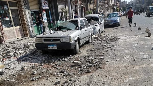 انهيار شرفة عقار