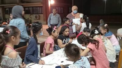 ورش فنية وعروض سينمائية بقصر ثقافة أحمد بهاء الدين للطفل