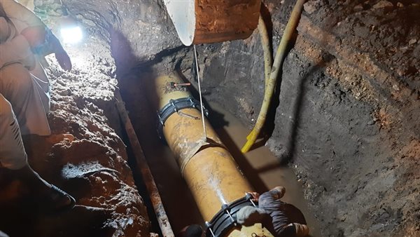 إصلاح كسر بماسورة