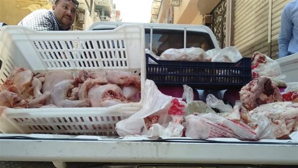 ضبط لحوم ودواجن مُنتهية