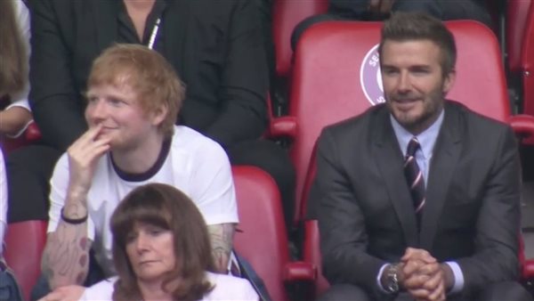 بيكهام وإيد شراين