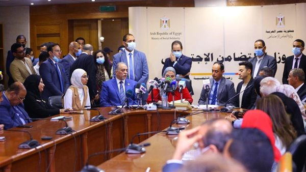 مؤتمر وزيرة التضامن