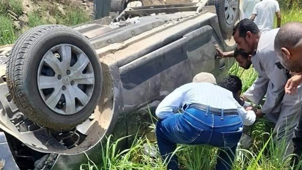 انقلاب سيارة ملاكي