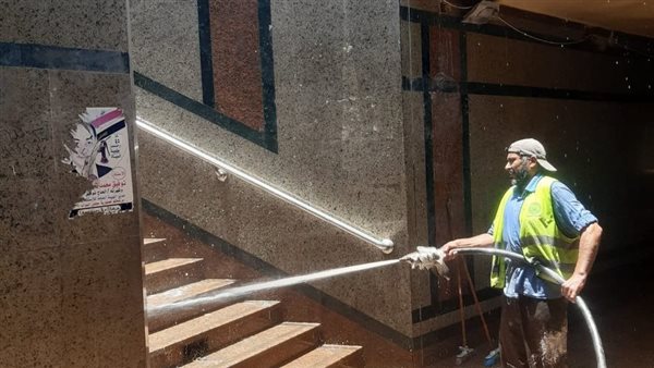 حملة نظافة بنفق الزهراء