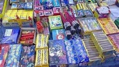 القبض علي تاجر بحوزته 480 ألف وحدة ألعاب نارية بالقاهرة