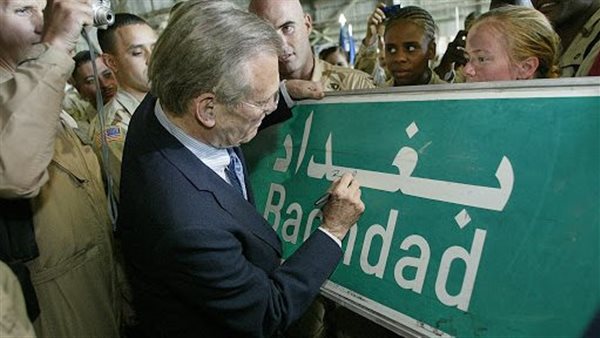 دونالد رامسفيلد وزير