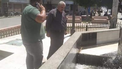 صيانة الميادين وارتداء الكمامة في حملات بالمنيا