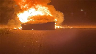 حريق في سيارة تسلا الجديدة.. والسلطات الأميركية تحقق