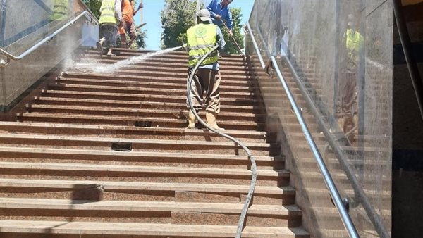 حملة نظافة بنفق الزهراء