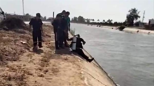 غرق شابين بترعة ناصر