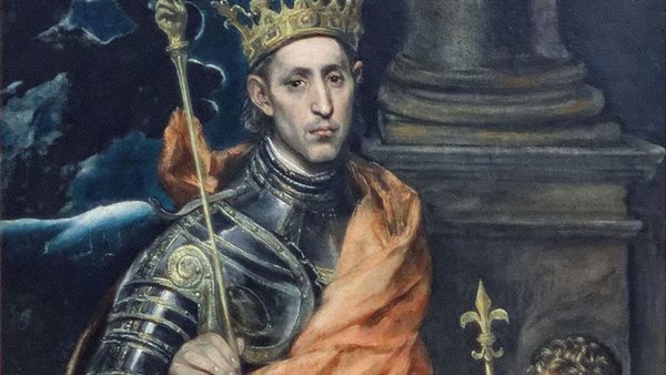 لوحة لويس التاسع