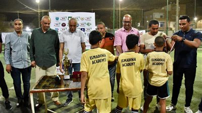 اختتام بطولة كأس شفاء الأورمان لأكاديميات كرة القدم بالأقصر