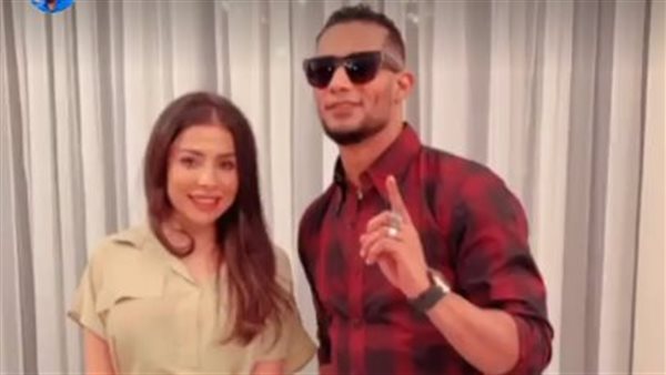 محمد رمضان وحفيدة