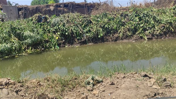 تطهير ترعة حبوظة