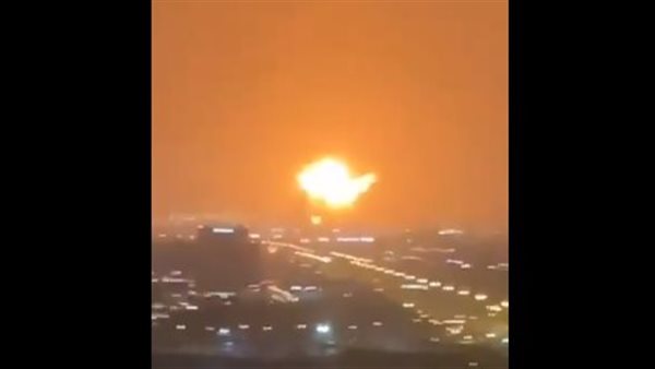 لقطات من الانفجار