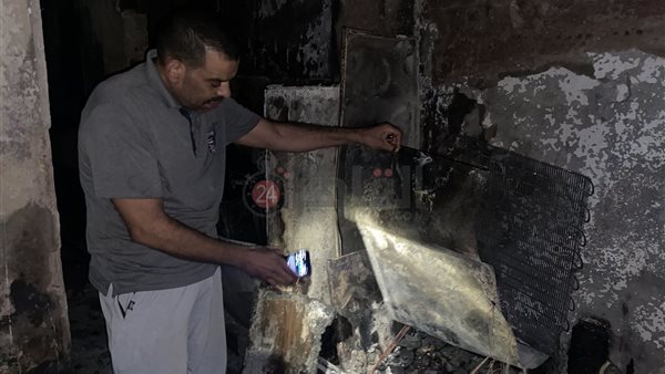 والد الطفل المتفحم