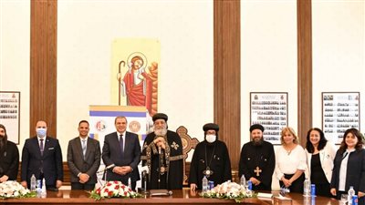 توقيع بروتوكول تعاون بين الكنيسة القبطية ووزارة القوى العاملة