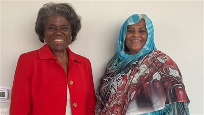 وزيرة خارجية السودان تستعرض مع المندوبة الأمريكية بالأمم المتحدة تطورات سد النهضة