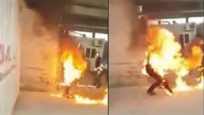 خلافات وعلاقة مخلة.. التحريات تكشف ملابسات تفحم شاب على يد خطيبته بالتبين