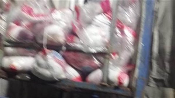 جانب من اللحوم المضبوطة