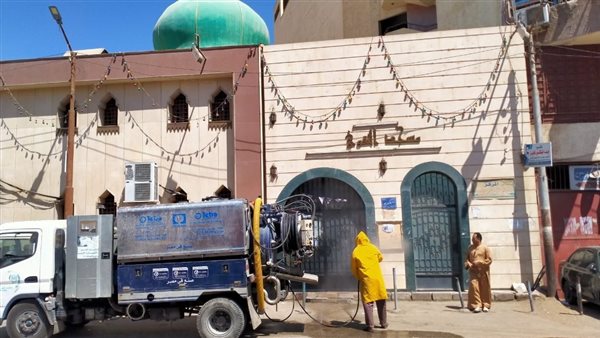 تعقيم المساجد بأسيوط