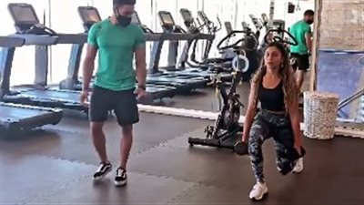 دينا الشربيني تستعرض لياقتها البدنية من الجيم (صور)