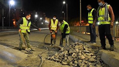 غلق جزئي لكوبري الجيزة المعدني بالمنزل المؤدي لشارع مراد 